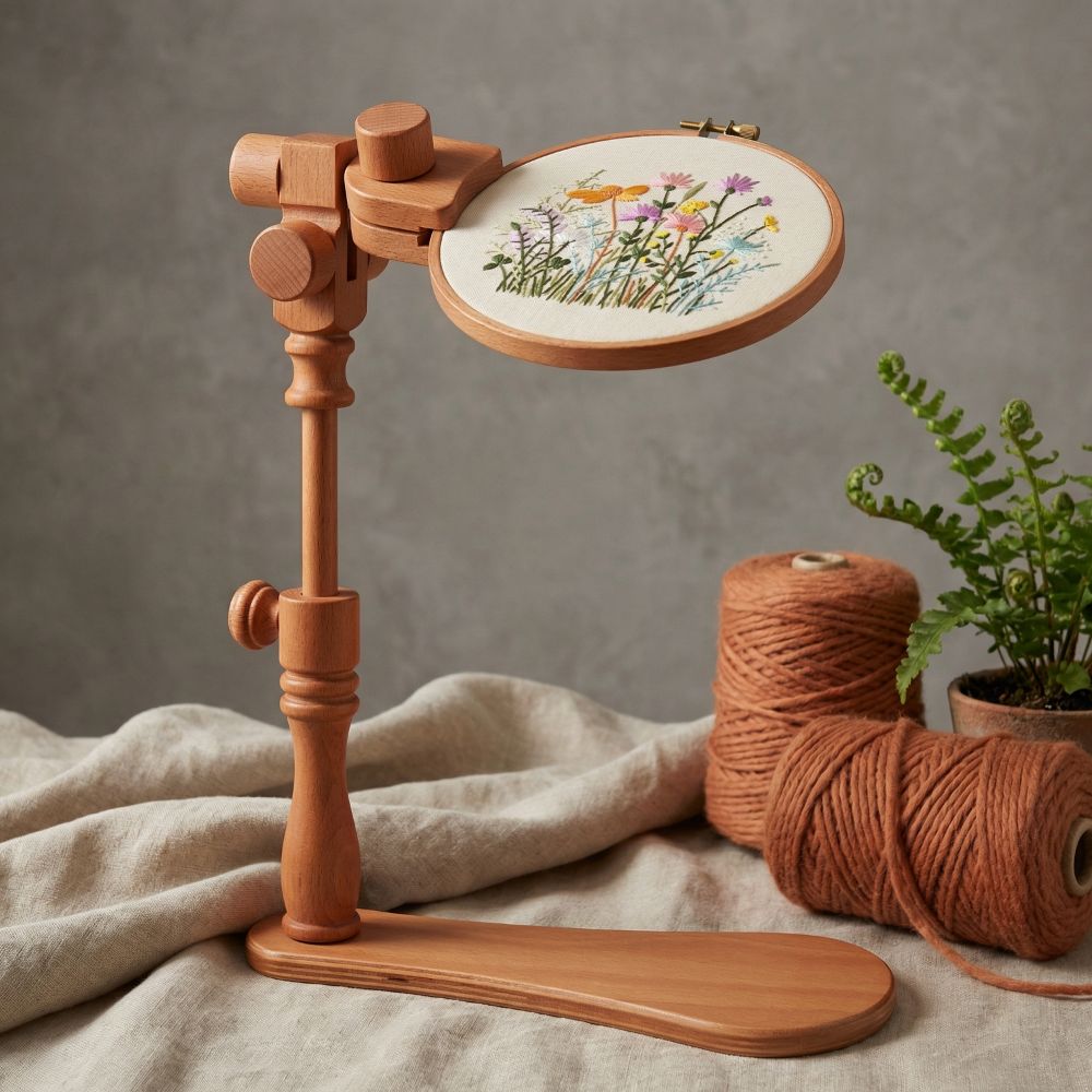 Embroidery Hoop Kit - حامل تطريز محمول احترافي، حامل تطريز