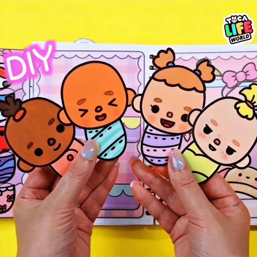 Art Craft 2 Year Olds - ملصقات ثلاثية الأبعاد لغرفة الأطفال، مجموعة