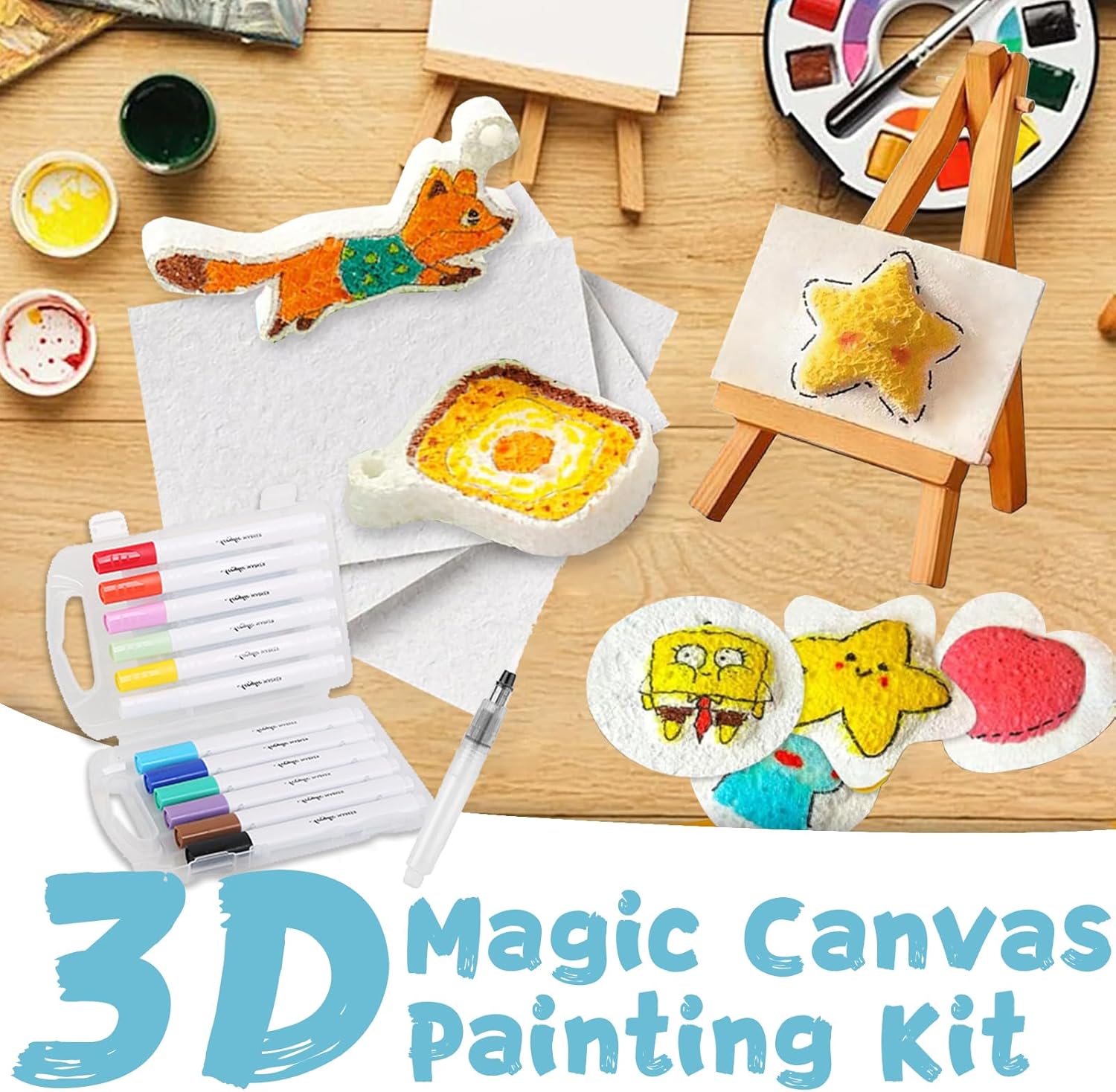 ثلاثية الأبعاد منتفخ رغوة المل - مراجعة Art Craft For Kids وسعره