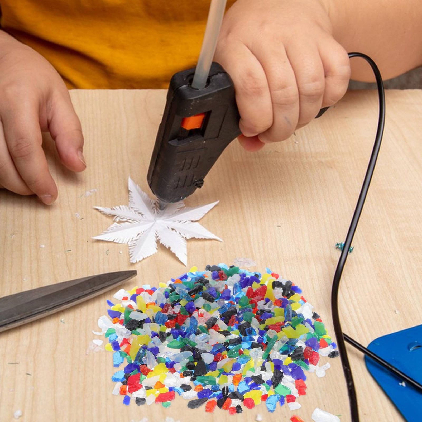 قطع زجاج متعددة الألوان COE90  - مراجعة Art And Craft Studio وسعره