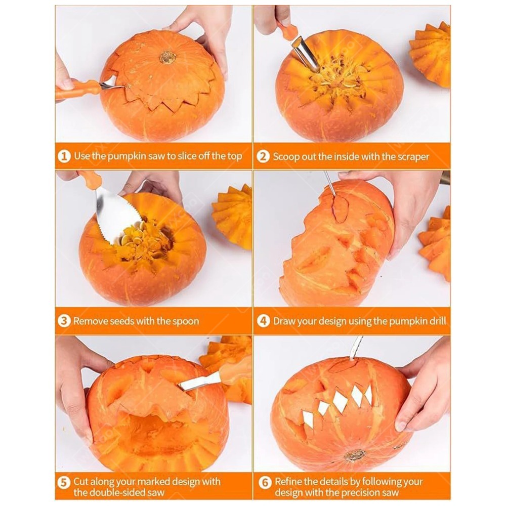 مجموعة أدوات نحت اليقطين للهال - مراجعة Art Craft For Kids وسعره