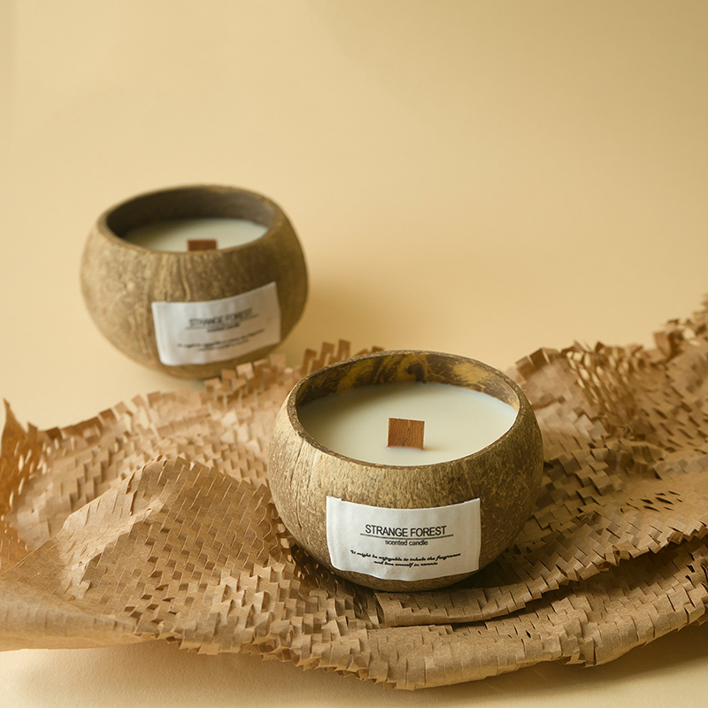 شمعة عطرية على شكل قشرة جوز ال - مراجعة Soy Candle Fragrance Oil وسعره