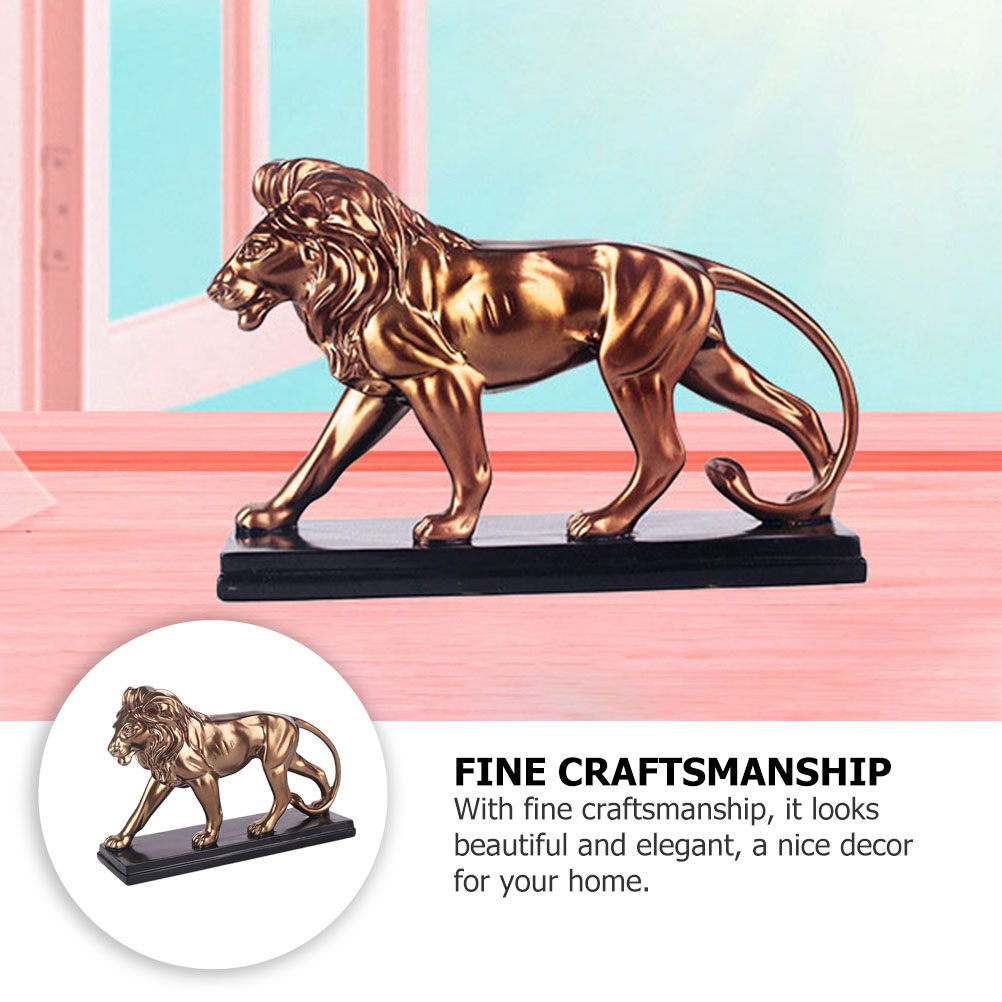 قطعة واحدة من تمثال أسد من الر - مراجعة Art Craft Gift Ideas وسعره