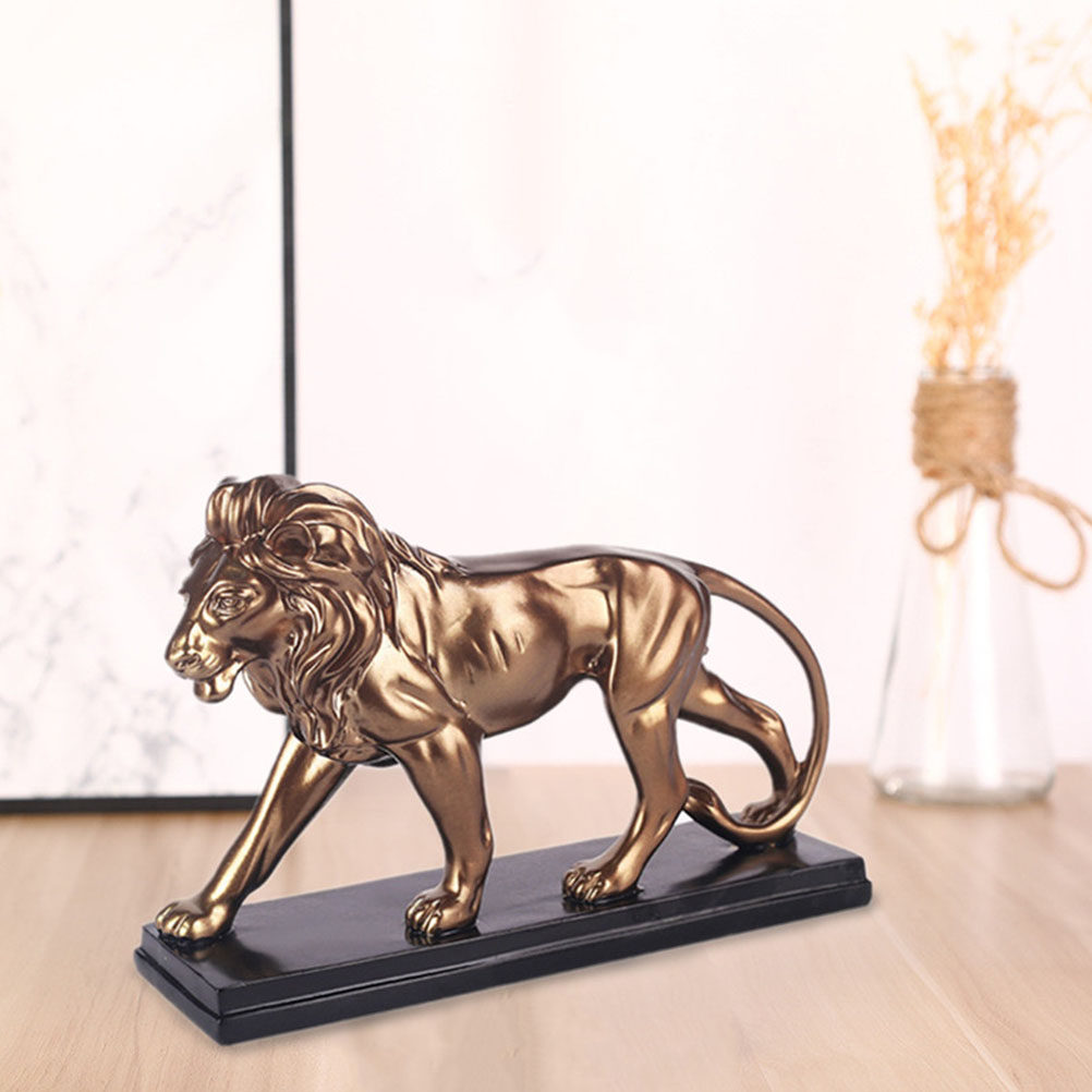 قطعة واحدة من تمثال أسد من الر - مراجعة Art Craft Gift Ideas وسعره