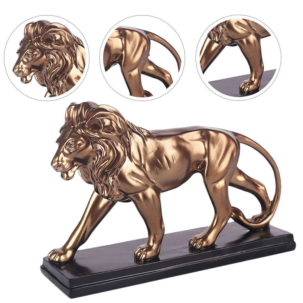 قطعة واحدة من تمثال أسد من الر - مراجعة Art Craft Gift Ideas وسعره