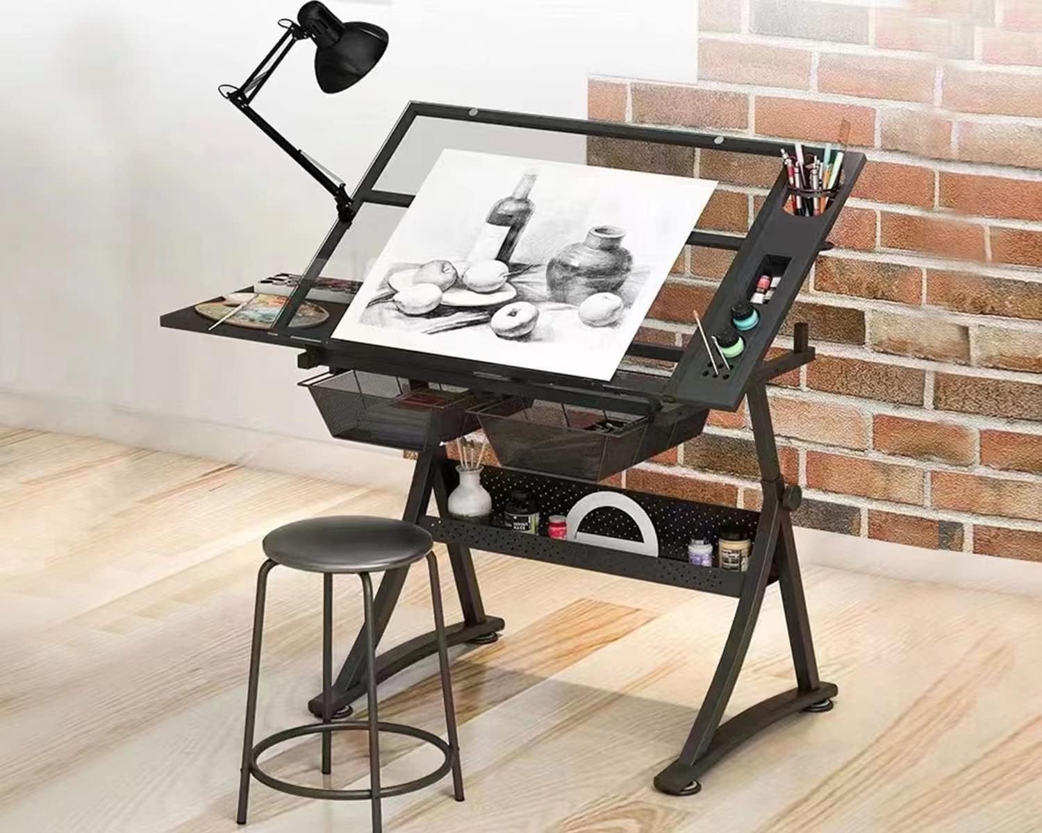 طاولة رسم زجاجية للرسم الفني - - مراجعة Art And Craft Studio وسعره