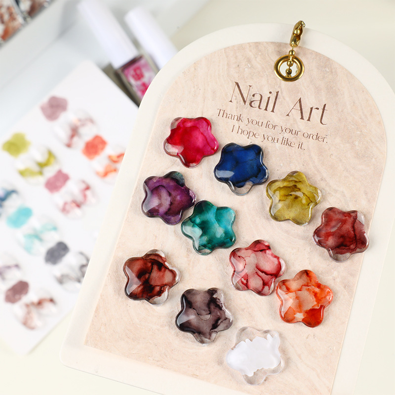 12 لونًا من أحبار الكحول لطلاء - مراجعة Alcohol Ink Set وسعره
