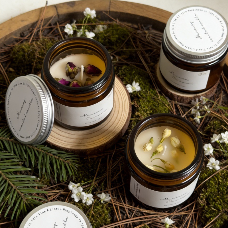 شمعة معطرة بالورد والياسمين مع - مراجعة Soy Candle Fragrance Oil وسعره