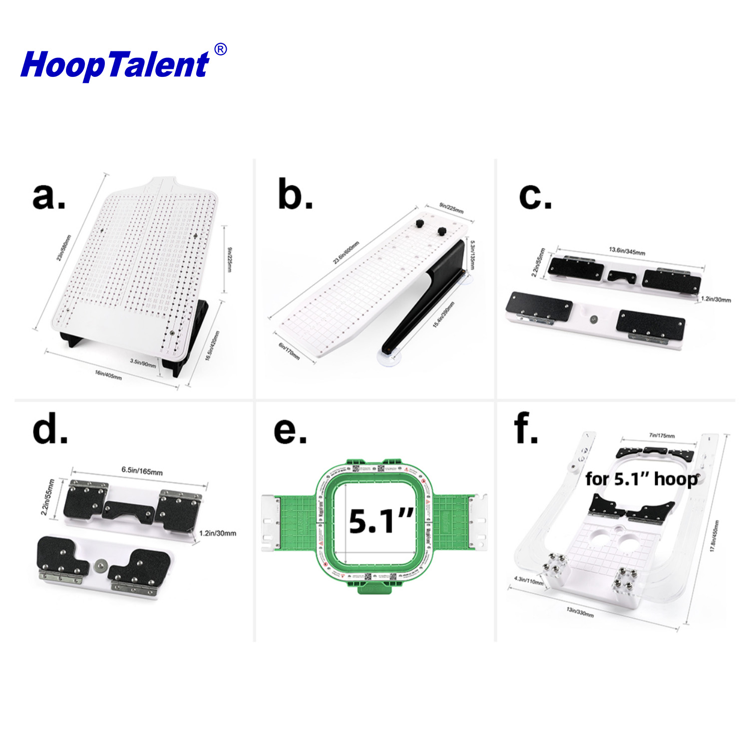 طقم محطة التطريز HoopTalent مع - مراجعة Embroidery Hoop Kit وسعره